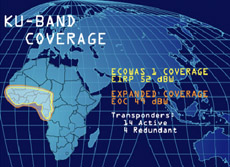 NIGCOMSAT-1 Ku-band beam 1